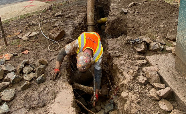 On-site hydro excavation services